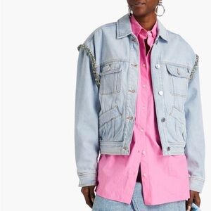 Paloma Rhinestone Denim Jacket